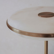 Antique Brass Bert Frank Beran LED Table Lamp