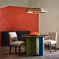 Bert Frank Colt Hexagon LED Chandelier - Above Table