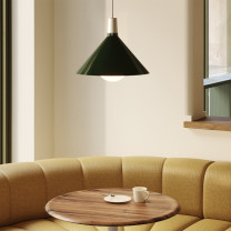 Tala Bower Pendant Dark Green Medium Lifestyle