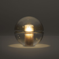 Bocci 14p Portable Lamp clear on dark background