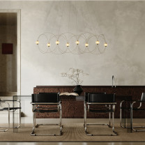 DCW Editions Munari 8 LED Suspension Light Lifestyle Meeting Room