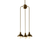 Bert Frank Eos Pendant Drop 3 Long Antique Brass