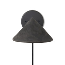 Mater Terra Wall Light Black Cable & Plug