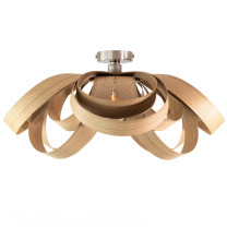 Tom Raffield Skipper Ceiling Light Oak Large