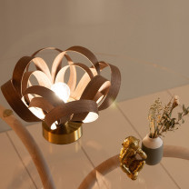 Tom Raffeld Portable Table Lamp Oak Illuminated