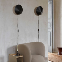 Arum Sconce Wall Light Black Cashmere