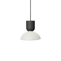 Ferm Living Collect Bell Socket Pendant Hoop Black White