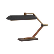 Bert Frank Rinato LED Table Lamp Antique Brass Black