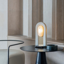 Bert Frank Vima Table Lamp Lifestyle Side Table