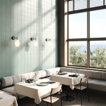 Northern Dahl Wall Lamp in Sitting Room