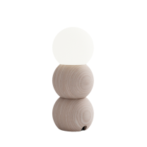 Hollis + Morris Stala LED Portable Lamp - Large, White Oak