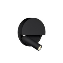 Marset Ledtube R LED Wall Light L Matt Black