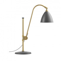 Gubi Bestlite BL1 Table Lamp Brass Matt Grey