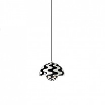 &Tradition Flowerpot VP1 in Black & White Pattern