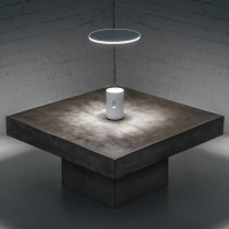 Artemide Sisifo Table Lamp on Table