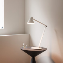 White Louis Poulsen NJP LED Table Lamp