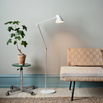 White Louis Poulsen NJP LED Floor Lamp Light