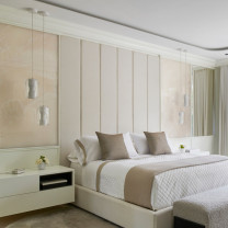 Lee Broom Chamber Large Pendants in Bedroom