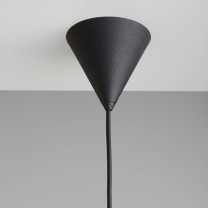 Case Core Pendant Black Ceiling Rose