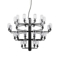 Normann Copenhagen Amp Chandelier - Large, Smoke/Black