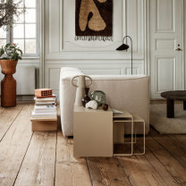 Ferm Living Cluster Tables Cashmere Beside Sofa