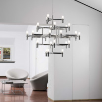 Nemo Lighting Crown Major Chandelier Polished Aluminium