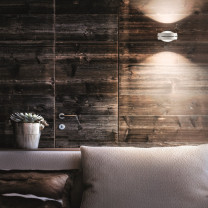 Lodes Nautilus LED Wall Light White in Situ