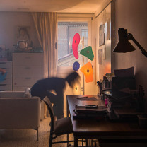 Multi Coloured Foscarini Orbital Floor Lamp