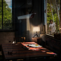 Black Chrome / White Foscarini Lumiere XXS Table Lamp