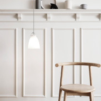Fritz Hansen Caravaggio Opal Glass Pendant Lifestyle Panelling
