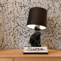 Moooi Rabbit Table Lamp in Bedroom