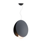 Fabbian Akoya LED Pendant - Large, Anthracite