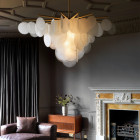 Large Brass CTO Lighting Nimbus Chandelier