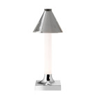 Kartell Goodnight Cap LED Portable Lamp - Chrome