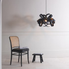 Tom Raffield Noctis Skipper Pendant Over Side Table