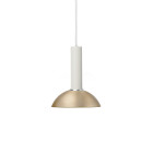 Ferm Living Collect Brass Pendant Hoop High White