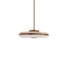 Bert Frank Beran Horizontal LED Pendant Light Large Antique Brass