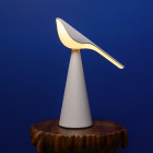 Established & Sons Tiki Portable Lamp White on Side Table