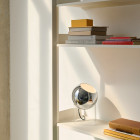 &Tradition Topan VP13 Table Lamp Chrome on Bookshelf