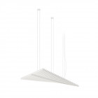 Vibia Rhythm Horizontal LED Suspension - Large, White
