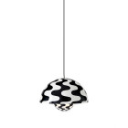 &Tradition Flowerpot VP2 Pendant - B&W Patterned