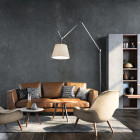 Artemide Tolomeo Mega LED Floor in Living Room