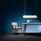 Moooi Prop Light Double Horizontal LED Suspension - Above Table