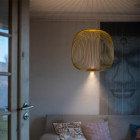 Gold Foscarini Spokes 2 LED Pendant