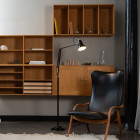 Anglepoise Original 1227 Floor Lamp Jet Black in Office
