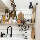 Anglepoise Type 75 Wall Light Jet Black in Kitchen