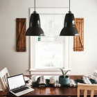 Anglepoise Original 1227 Midi Pendant Jet Black in Office