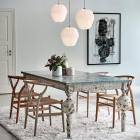 Le Klint The Bouquet 130M1 Pendant Multiples Above Dining Table