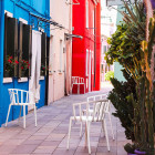 White Kartell Venice Chairs