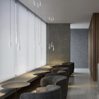 Panzeri Tubino LED Pendant Lifestyle Lobby